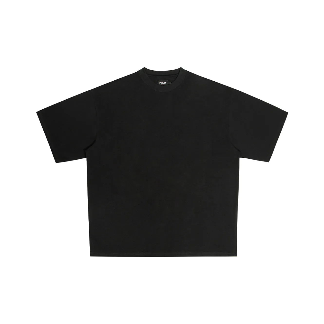 P.M.W Straight Elbow Length Sleeved T Shirt Men's