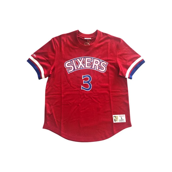 Mitchell Ness Красный Унисекс Футболка