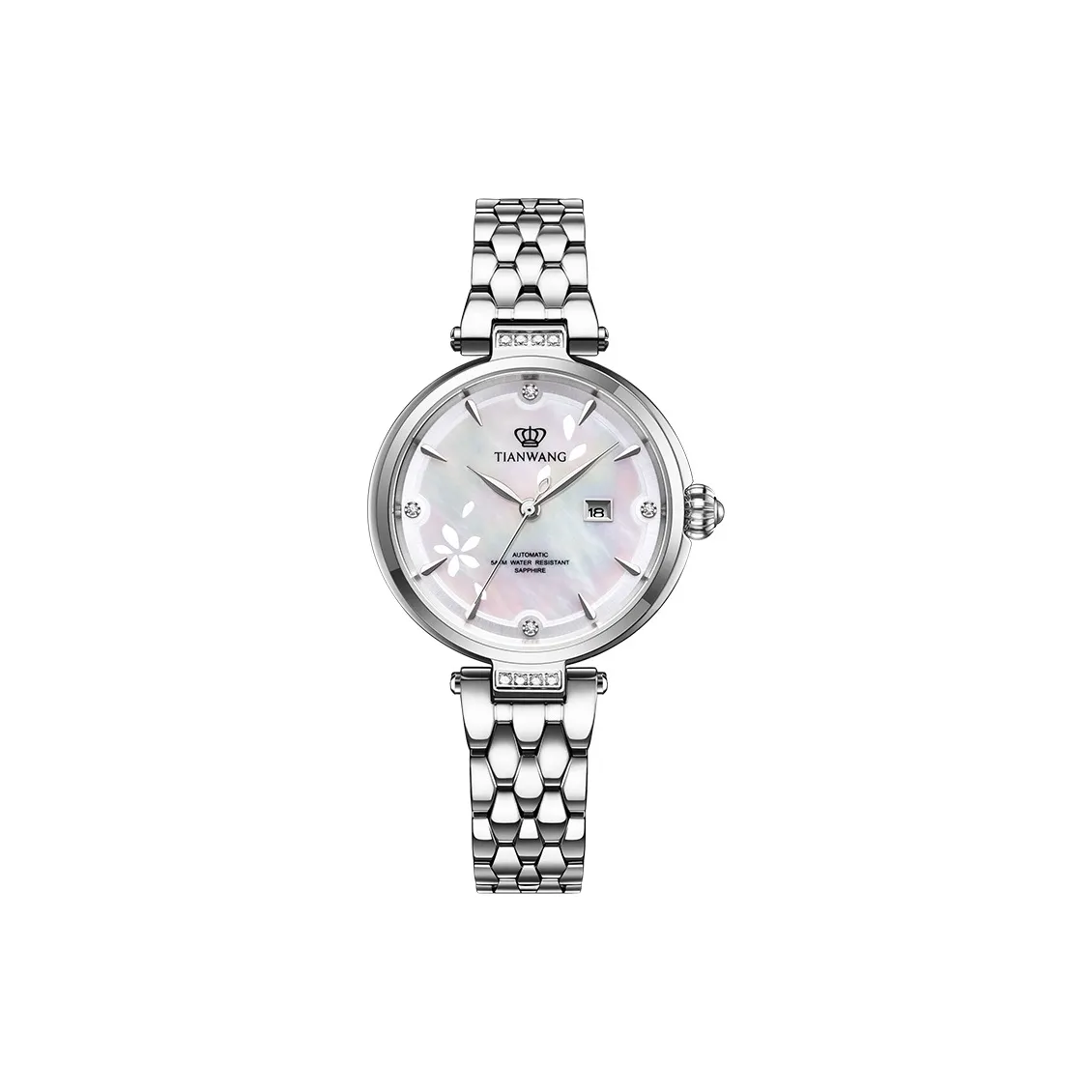 TIANWANG Механические часы Женские часы Белый циферблат