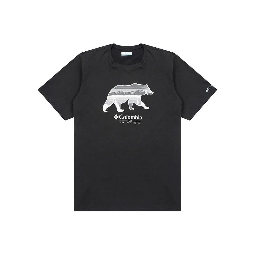 Columbia T Shirts Men's Black