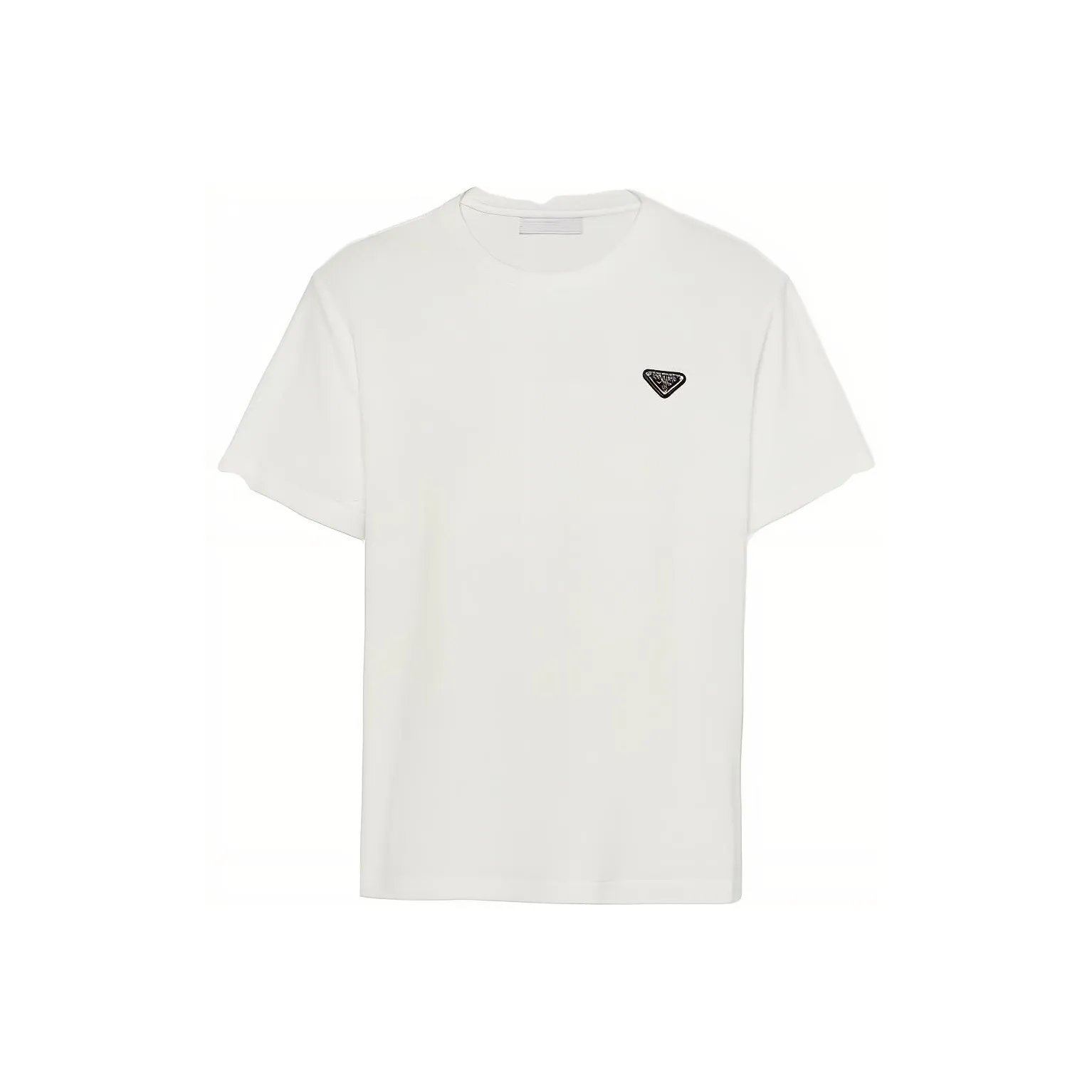 PRADA Triangle logo Terry T shirt