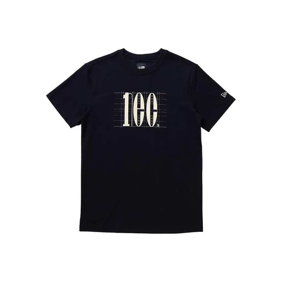 New Era T Shirt Unisex Navy Blue