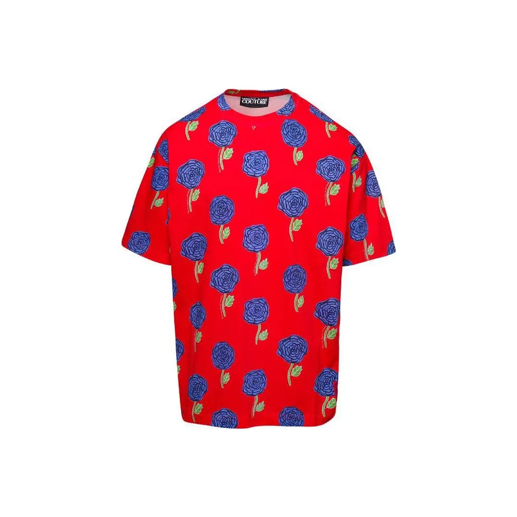 VERSACE JEANS COUTURE T Shirts Men's Red