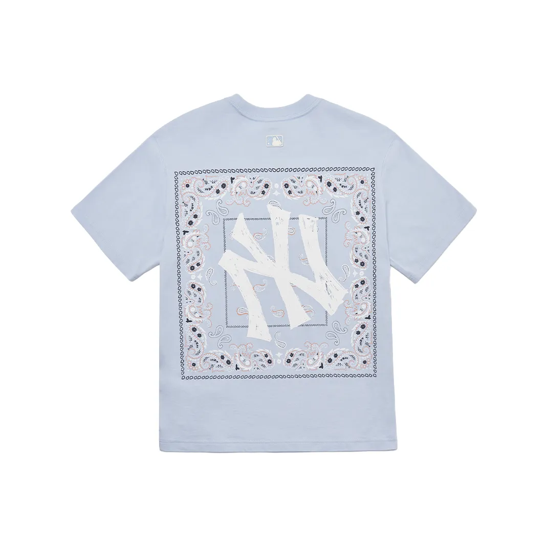 MLB Нью-Йорк Янкис Светло-синяя Унисекс Футболка