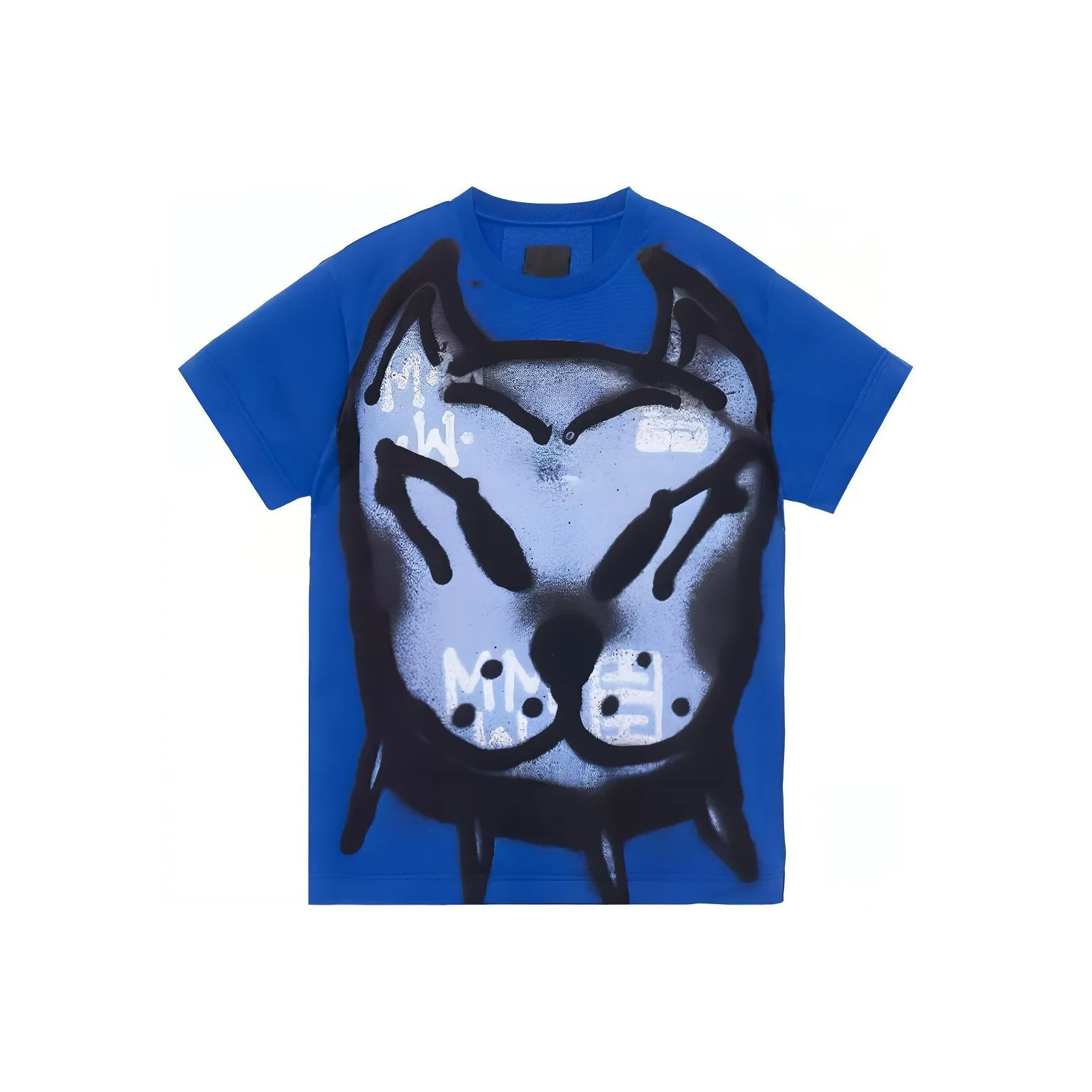 Givenchy X Chito SS22 Oversized Logo-Embroidered T-Shirt Blue