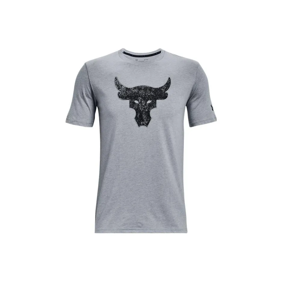 Under Armour Project Rock T Shirt Men's Gray