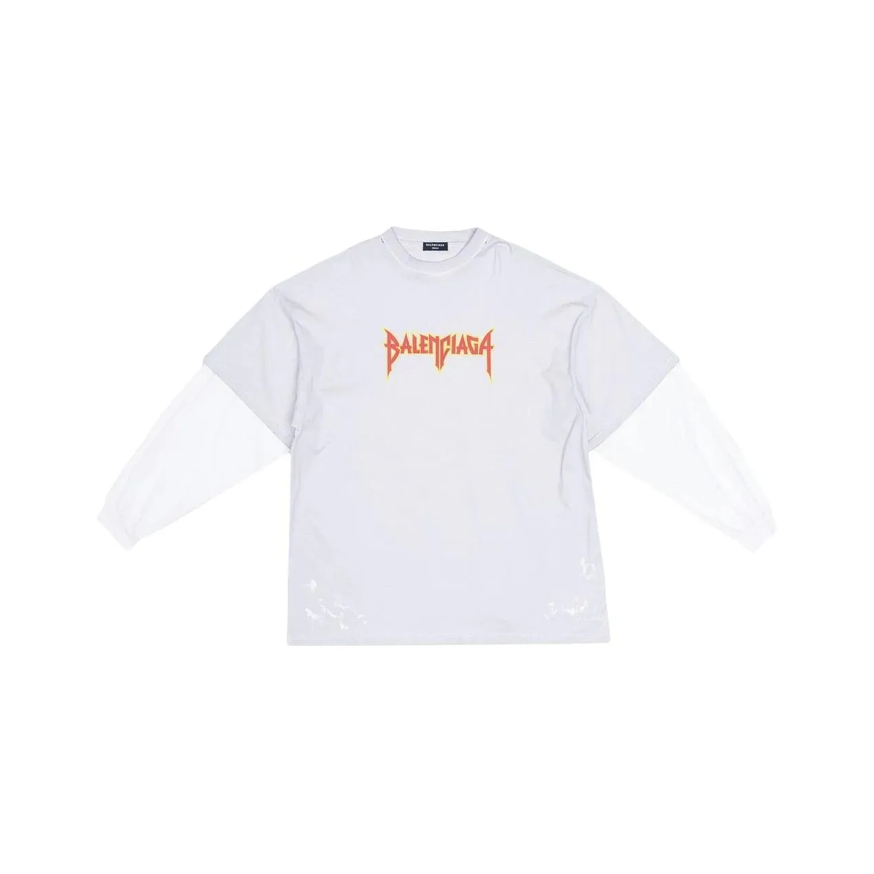 Balenciaga T-Shirt Loose Fit Men's Gray