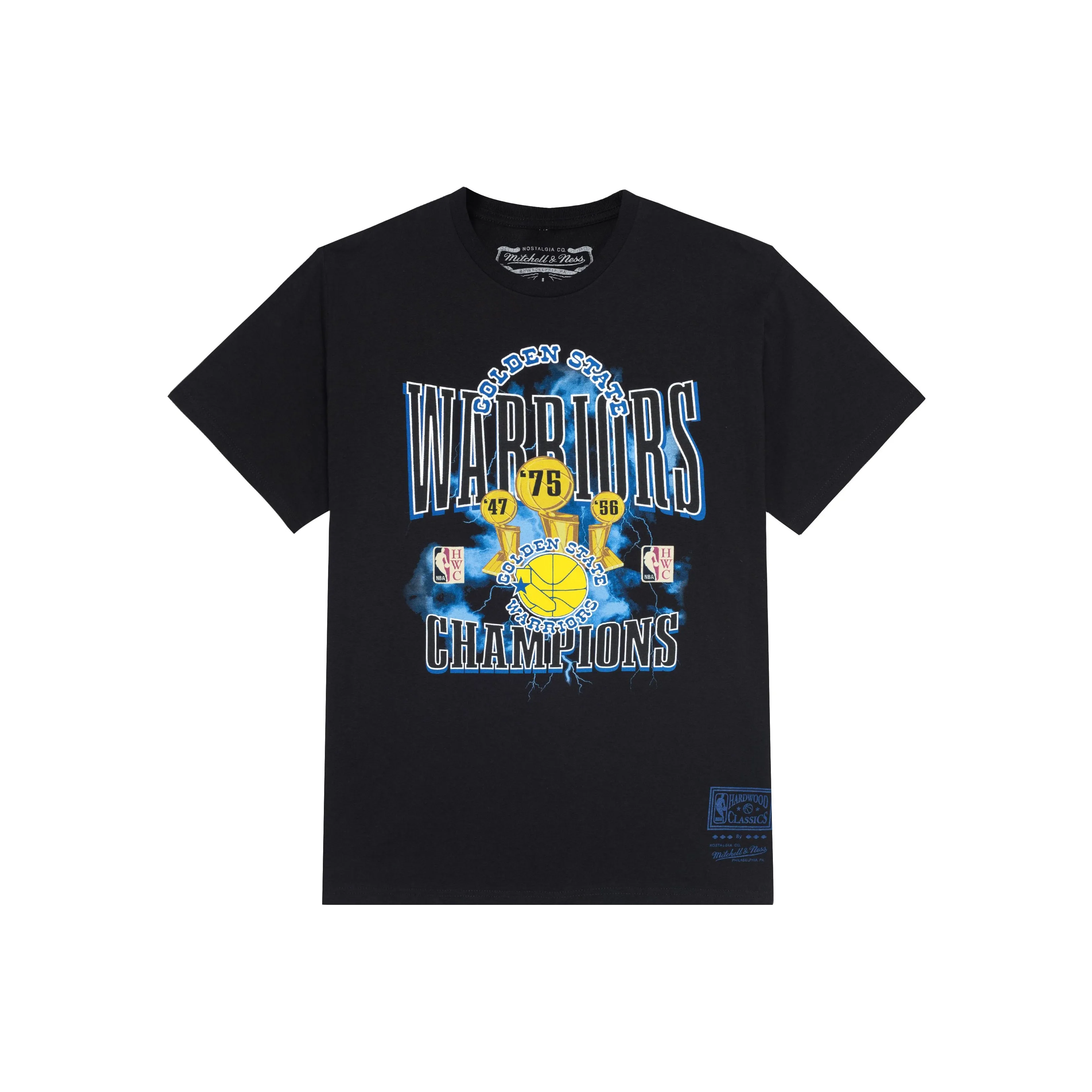 MITCHELL NESS SS22 T-Shirt Golden State Warriors Unisex Black
