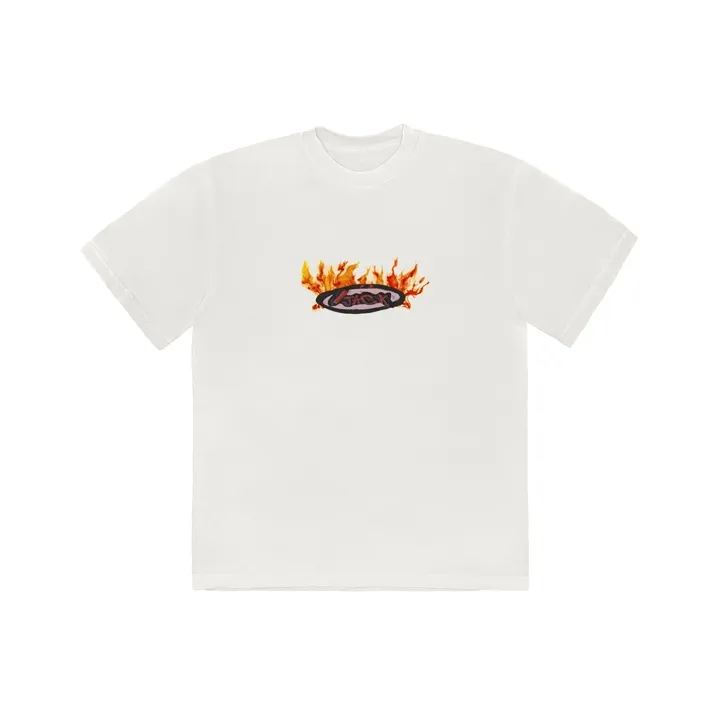 Travis Scott Белая Мужская Футболка