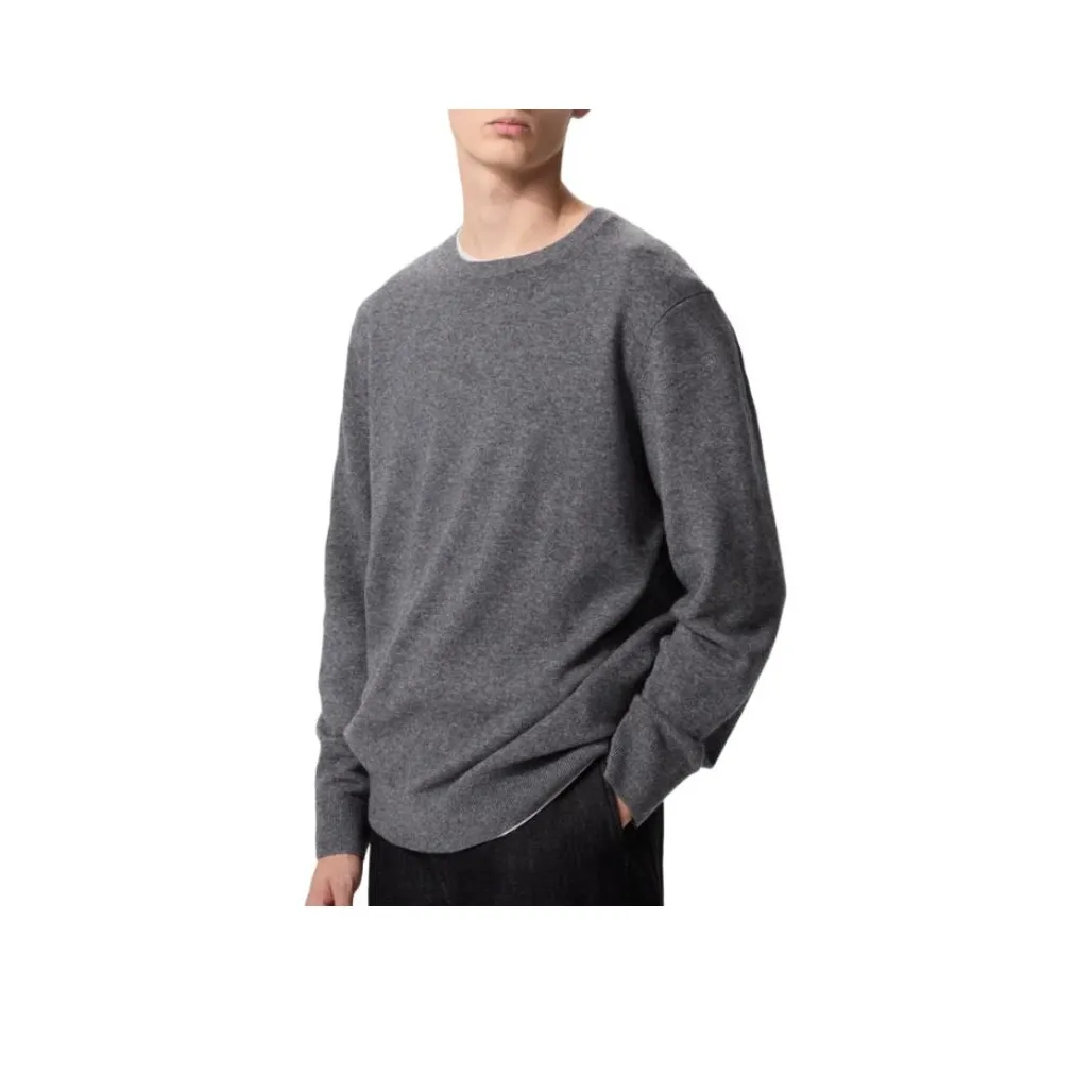 UNIQLO Кашемир Свитер Унисекс Asphalt Серый