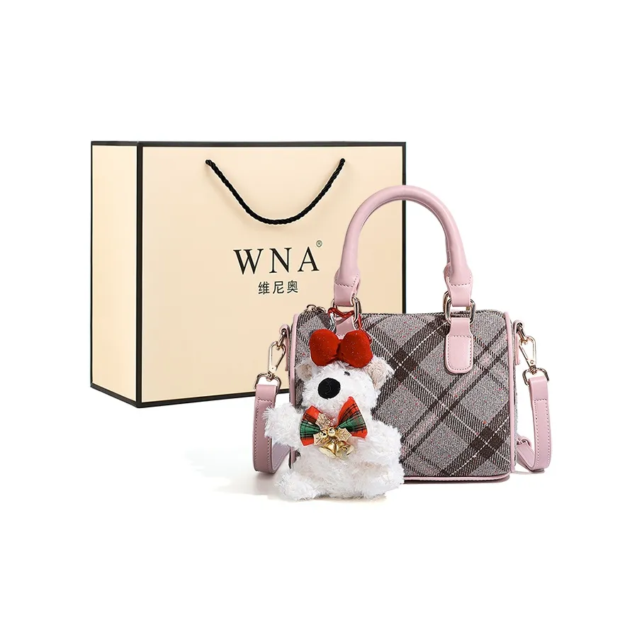 Vigno Сумка через плечо из синтетической кожи сумка обычного размера женская серо-розовая