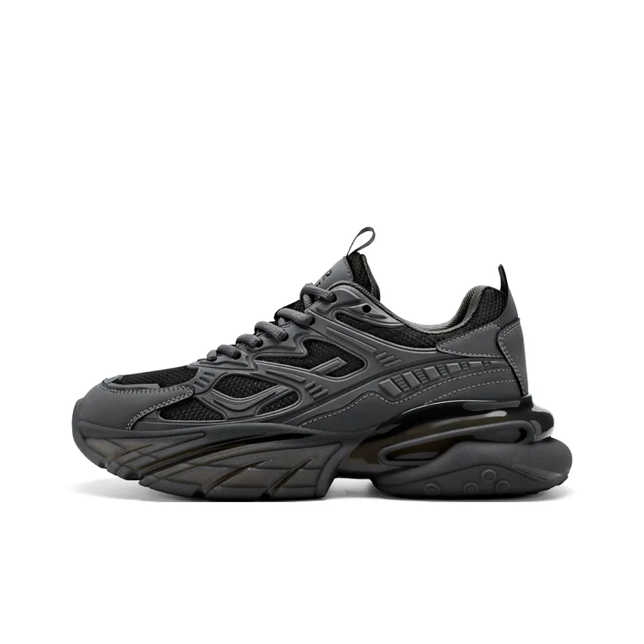 JEEP SPIRIT Darth Vader Low Top Chunky Sneakers Men's Volcanic Gray