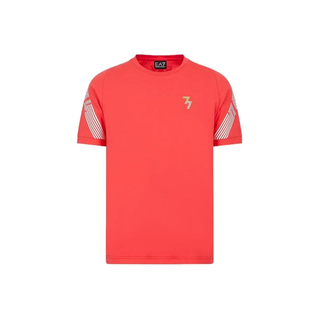 EMPORIO ARMANI T Shirts Men's Orange Red