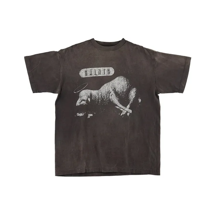 SAINT Mxxxxxx Коричневая унисекс футболка