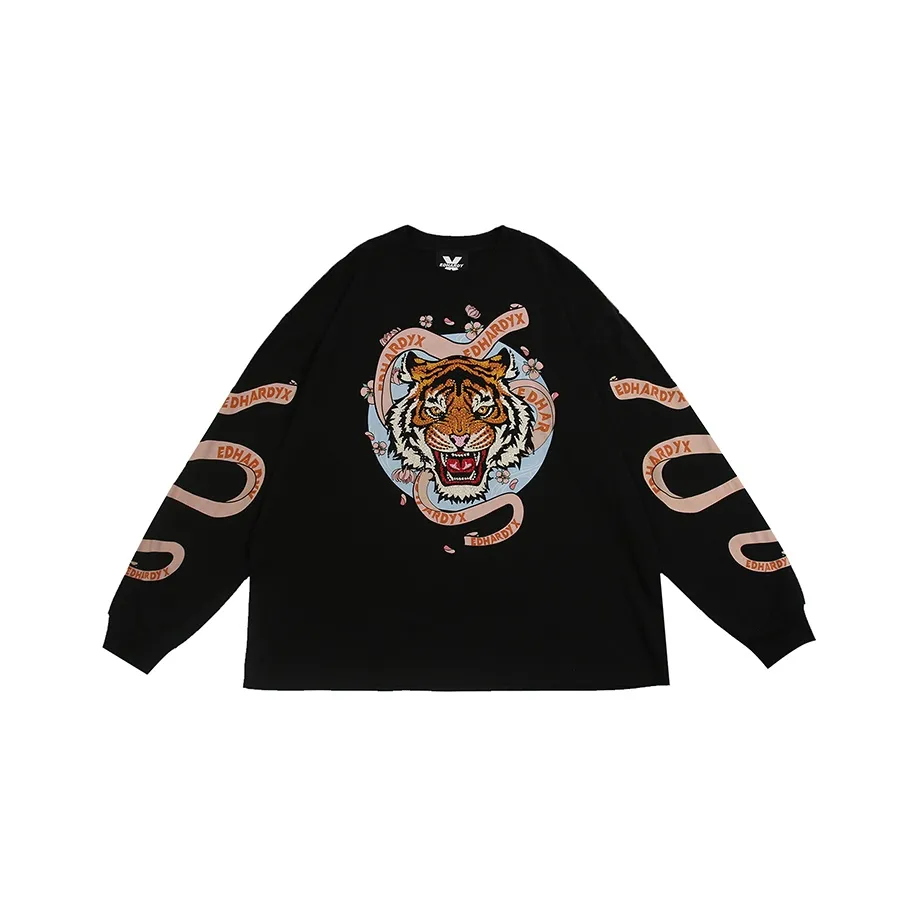 ED HARDY X Drop Shoulder Sleeve T Shirt Unisex