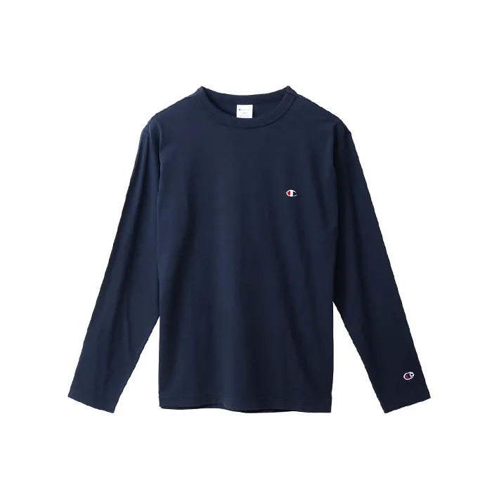 Champion Straight Fit Длинный рукав Т-рубашка Японская версия Мужская