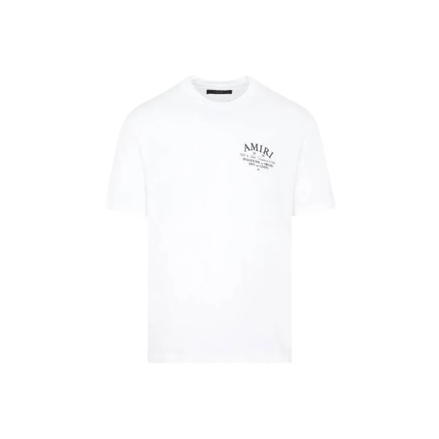 AMIRI Белая Мужская T-Рубашка