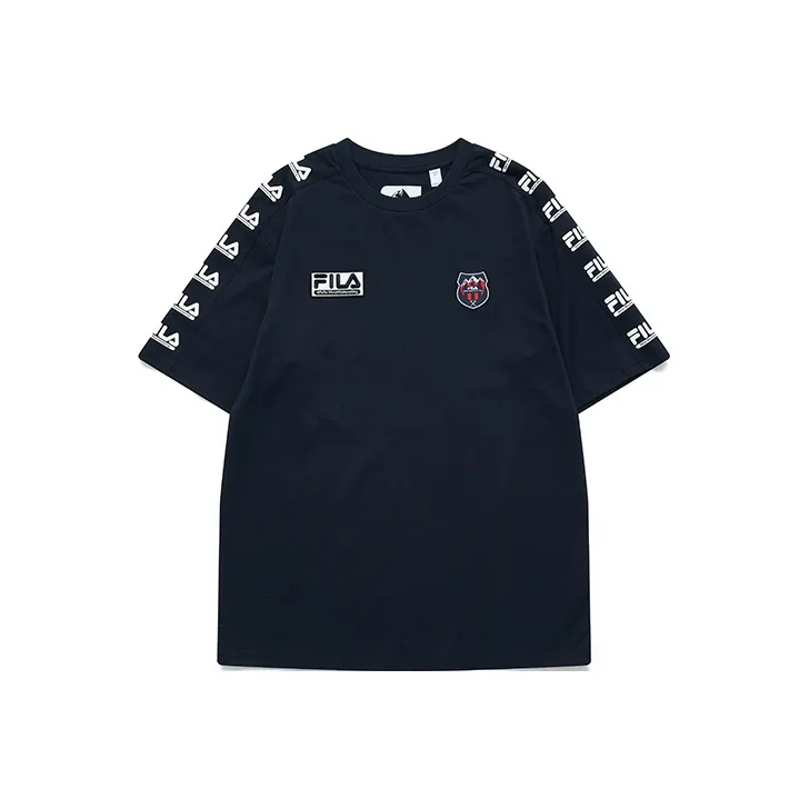 FILA FUSION x White Mountaineering T Shirt Men's Legend Blue