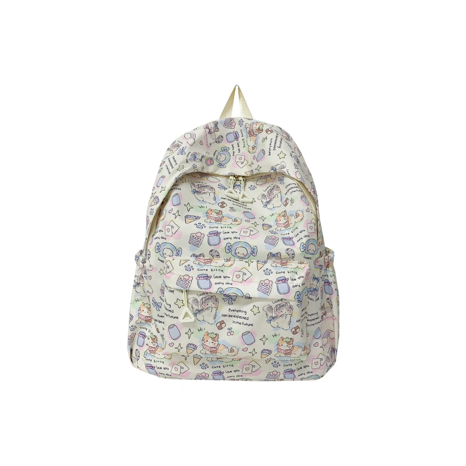 ResNonverba Composite Cloth Backpack Women's Kitten