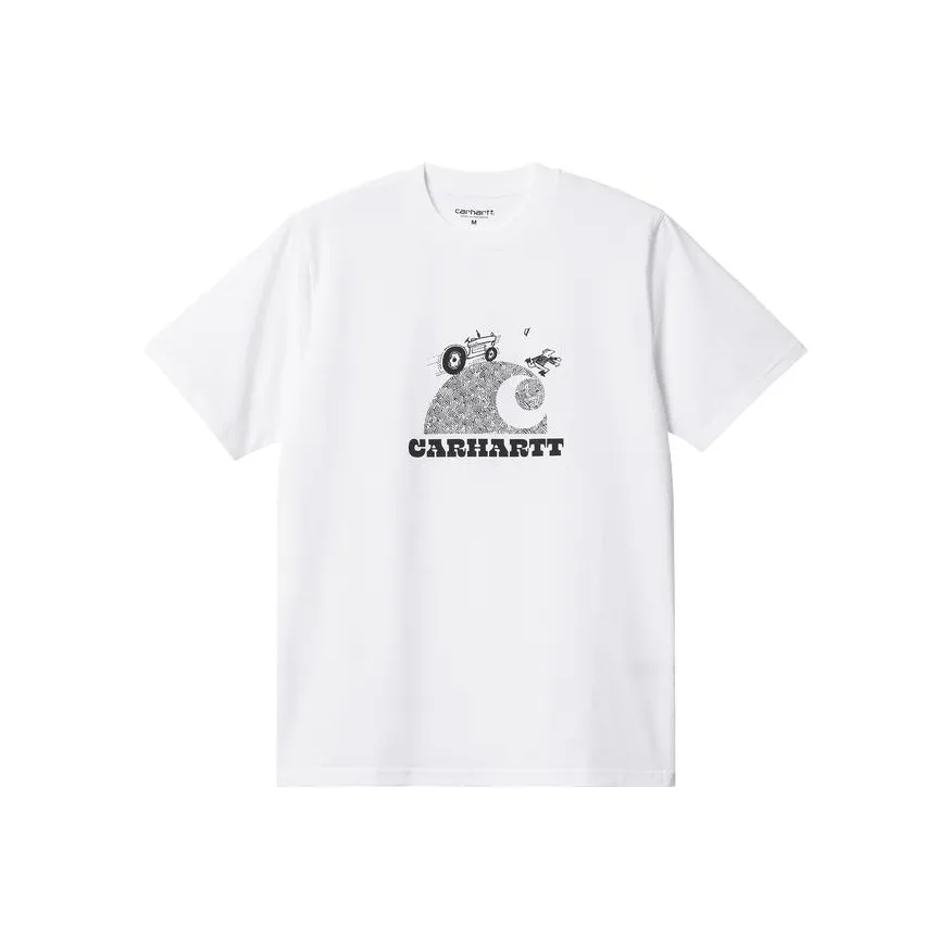 Carhartt WIP SS23 CHROMO T Shirts Men White
