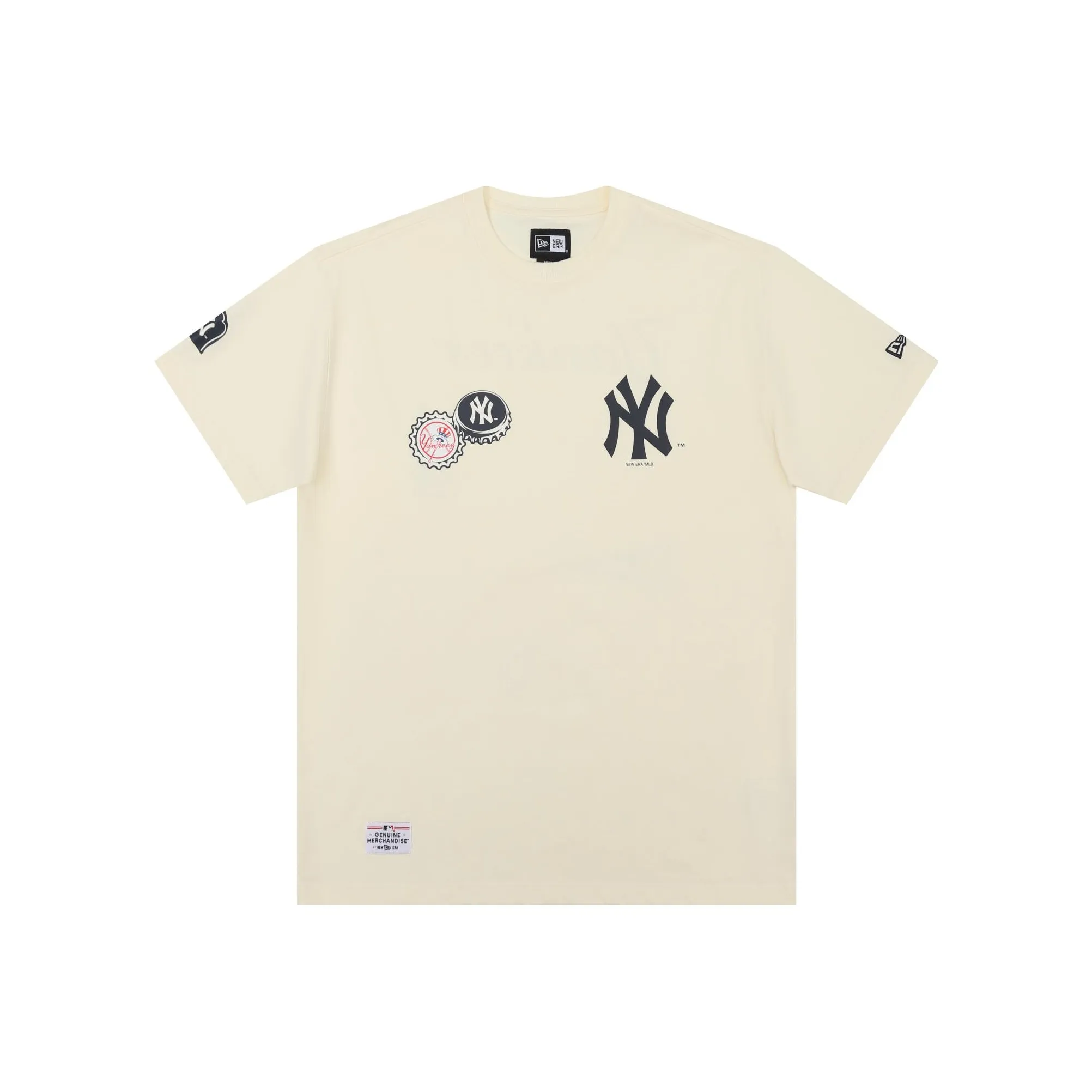 New Era SS23 New York Yankees Logo Print Casual Crewneck T Shirt