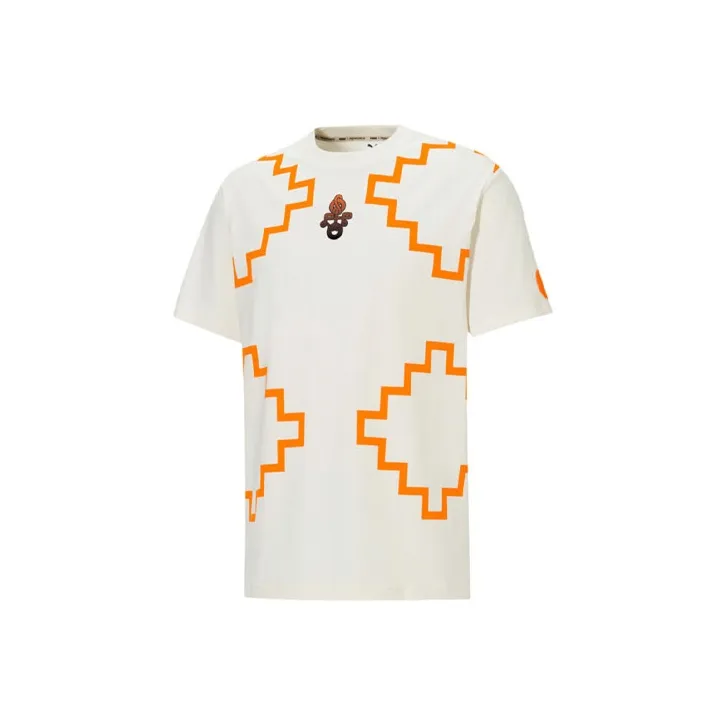 PUMA X PRONOUNCE Elevated TEE SET В рукаве T-рубашка Мужская Экрю