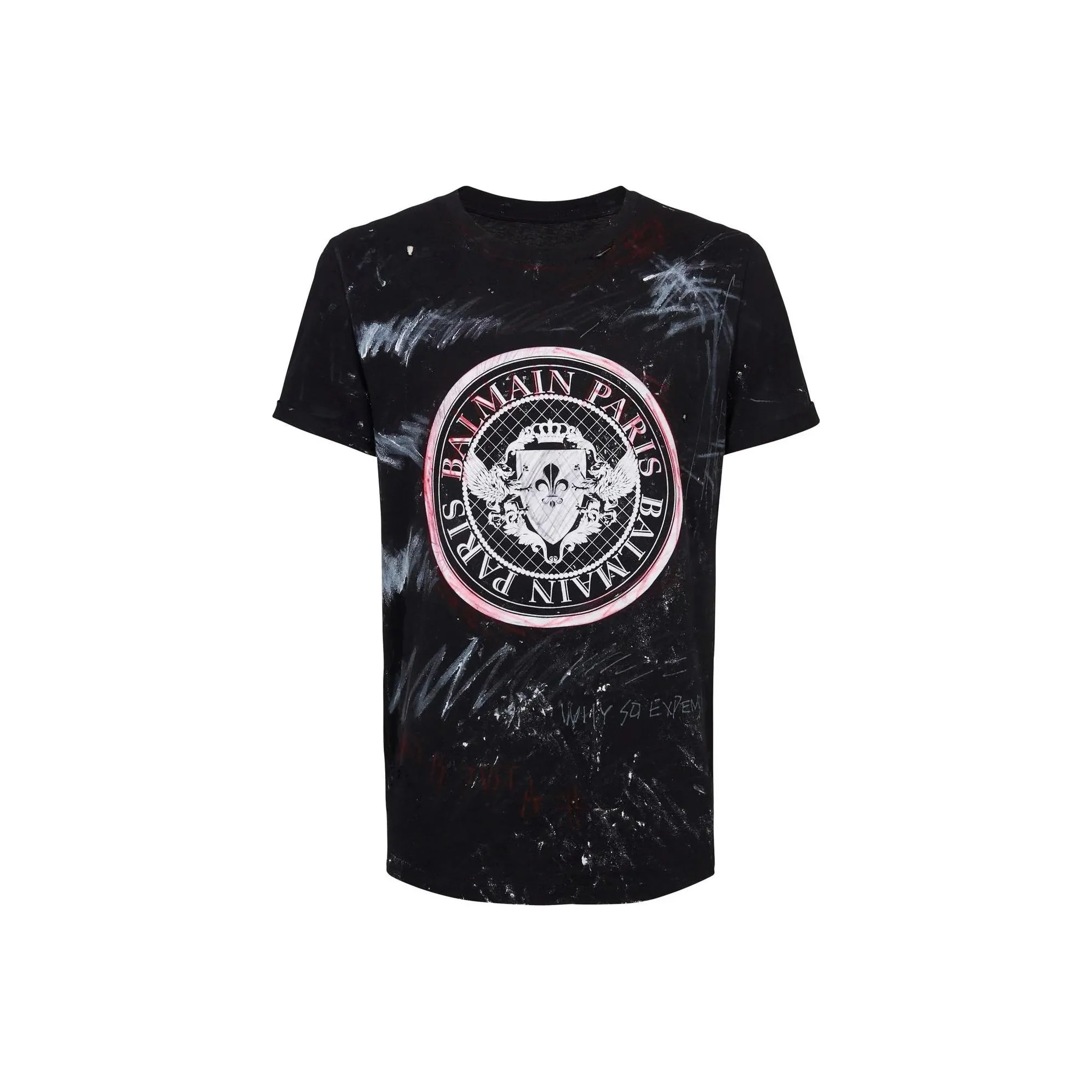 BALMAIN T Shirts Men's Black