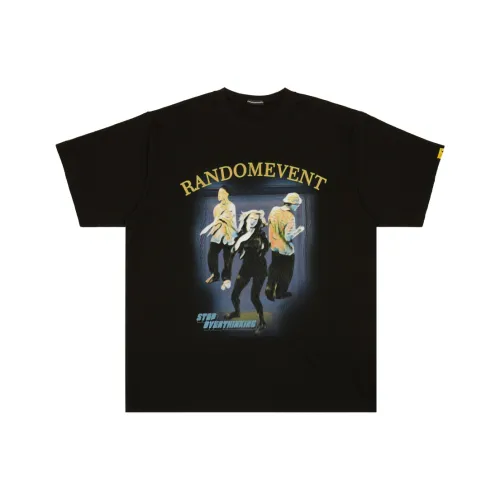 Randomevent SS23 Spring/Summer Collection Черная унисекс футболка