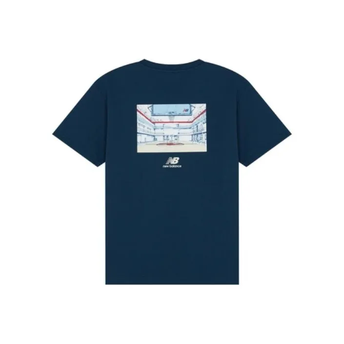 New Balance совместный бренд x ANB SS22 T-Shirt Мужской Синий