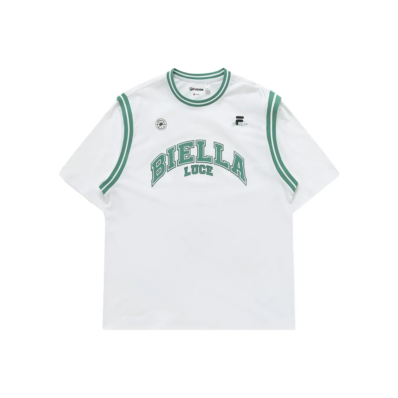 FILA FUSION BASEBALL Series T Shirt Unisex White