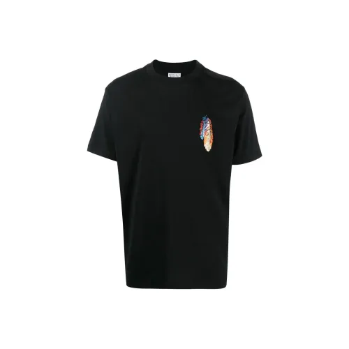 marcelo burlon Черная Мужская Рубашка
