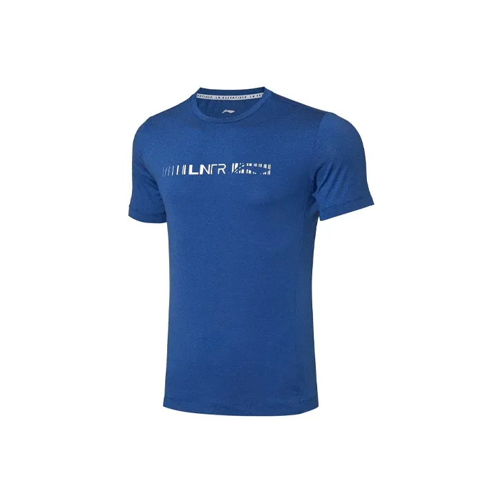 LINING Космический Синий Мужская Футболка