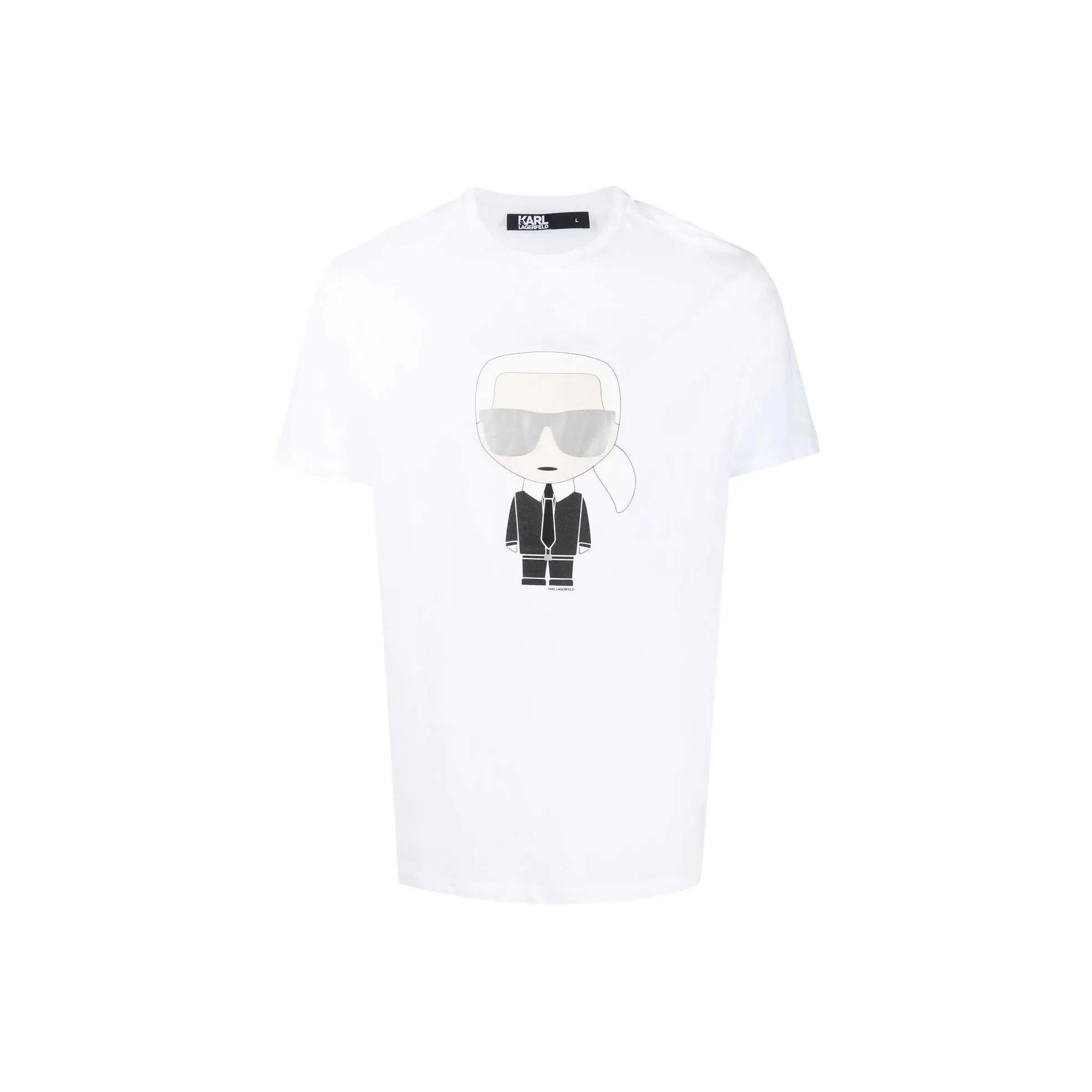 Karl Lagerfeld Karl Printed Crewneck T Shirt
