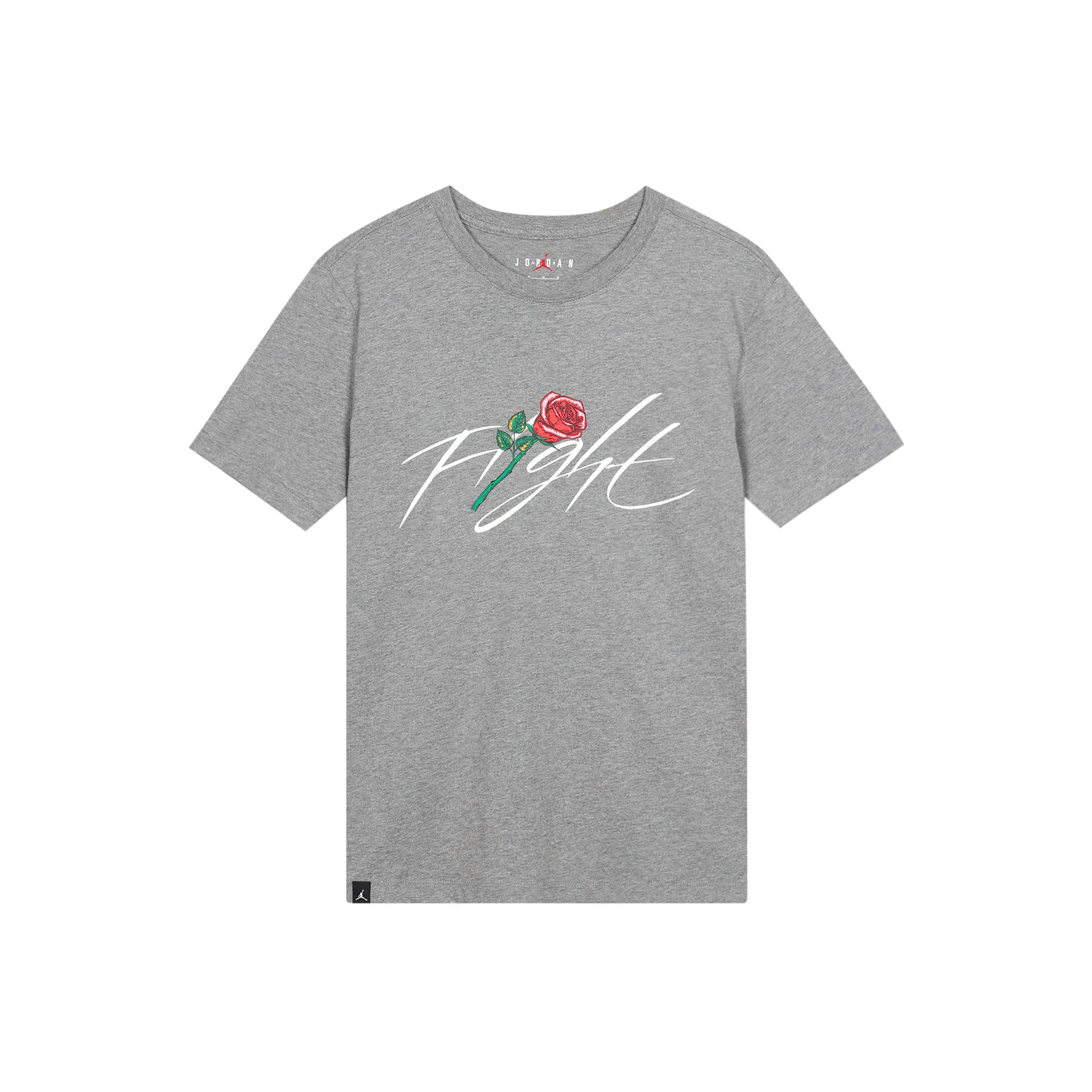 Jordan Drop Shoulder Sleeve T-Shirt Men's Gray