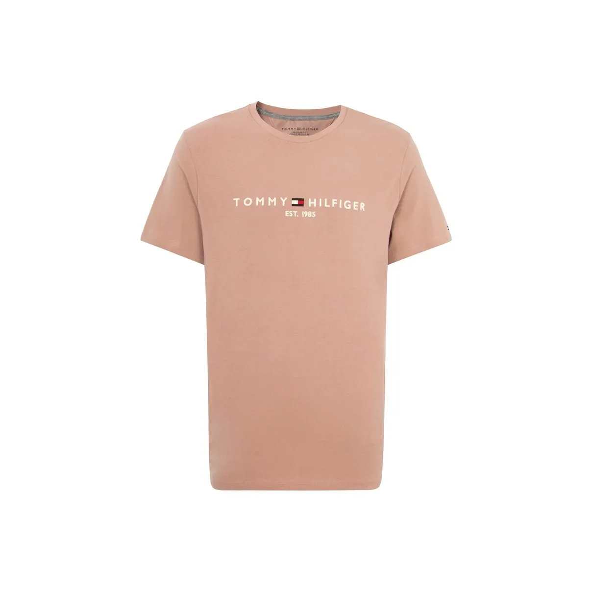 Tommy Hilfiger T Shirts Men's Dusty Pink TMJ