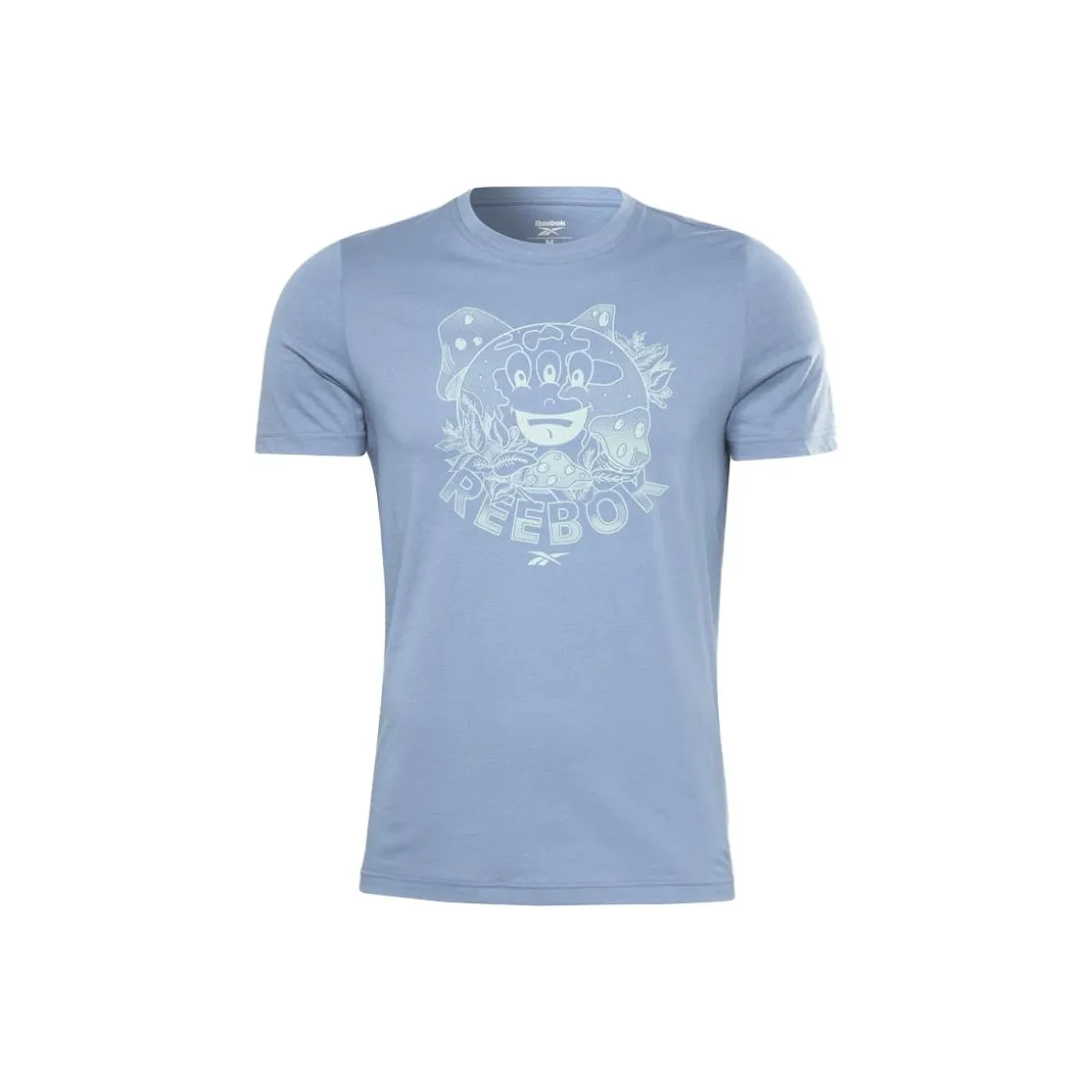 Reebok совместная продукция Синяя Мужская T-рубашка