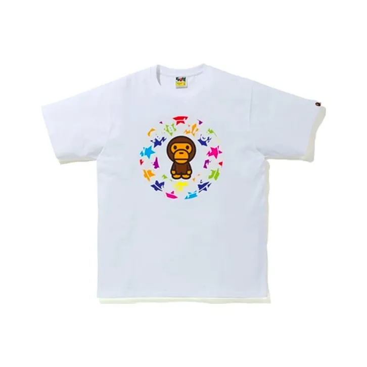 Bape Sta Pattern Milo Busy Works Tee