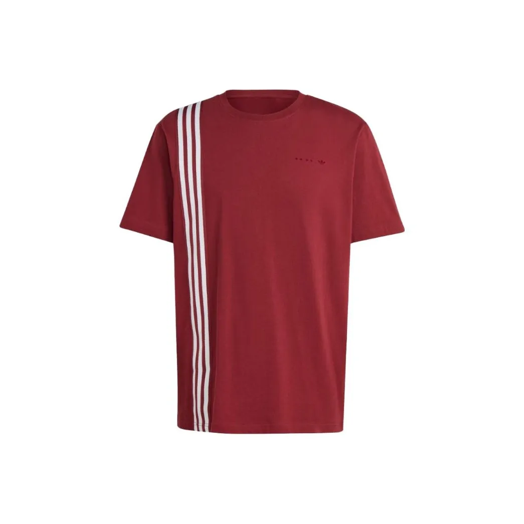 Adidas Темно-красные Мужские T-рубашки