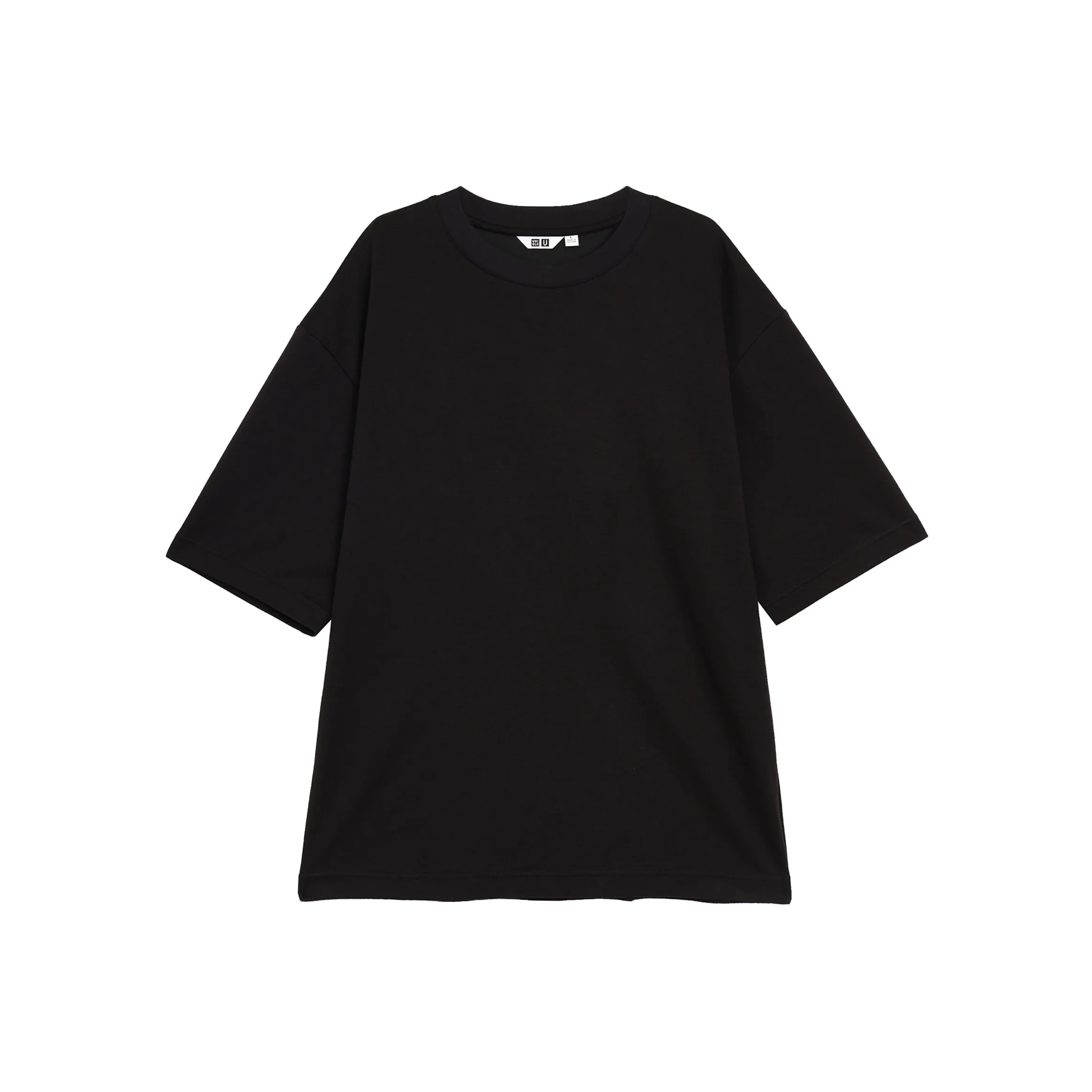 Uniqlo U Collection SS23 T-Shirt Unisex Black Uniqlo U Collection SS23 T-Shirt Унисекс Черный