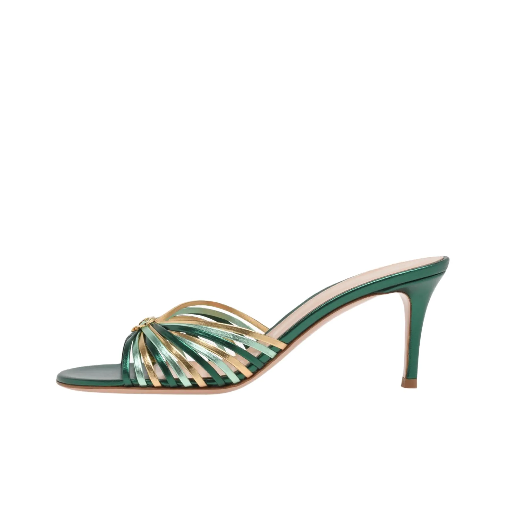 GIANVITO ROSSI Slide Slippers 7cm Women's Green