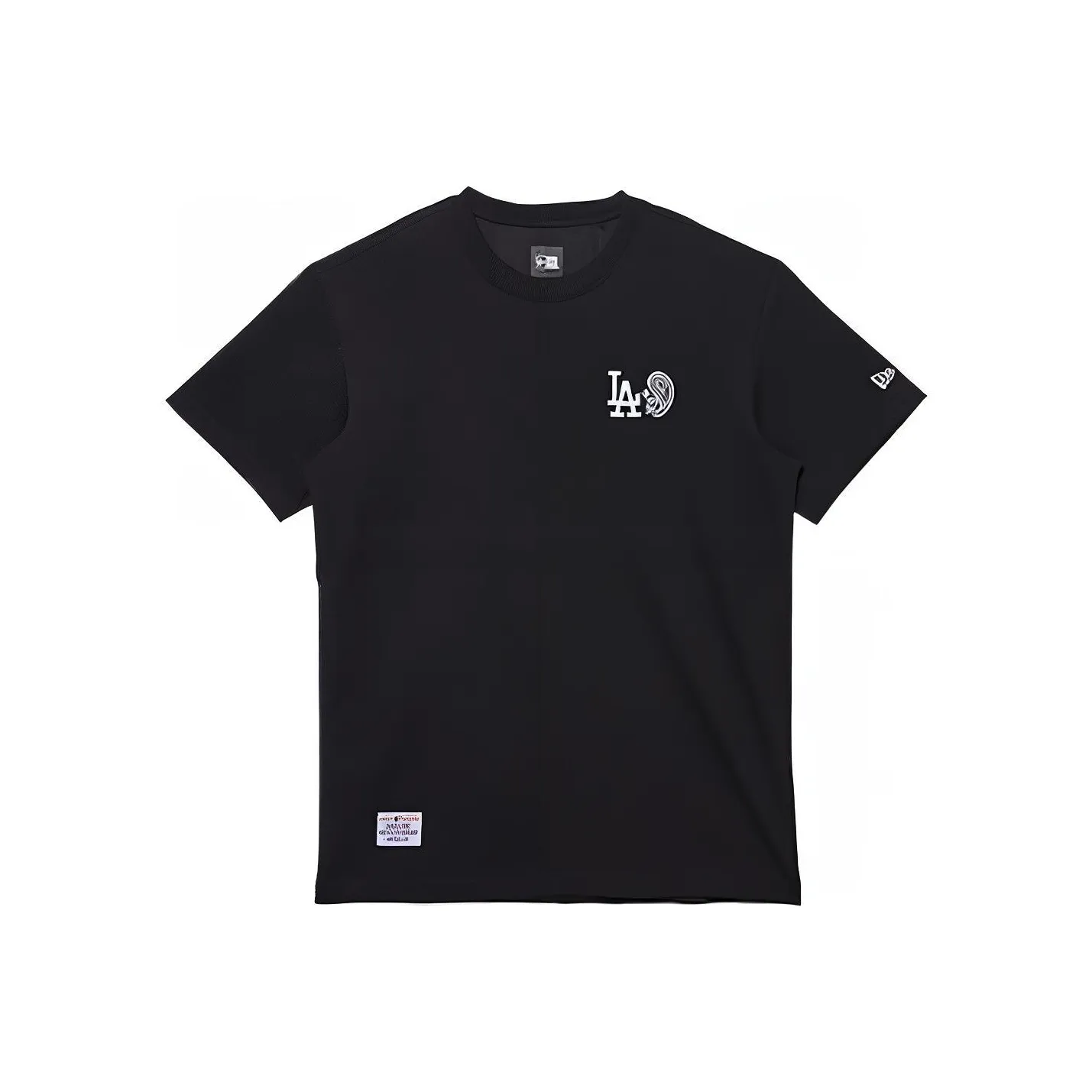 New Era SS22 Стандартная T-рубашка Унисекс Черная