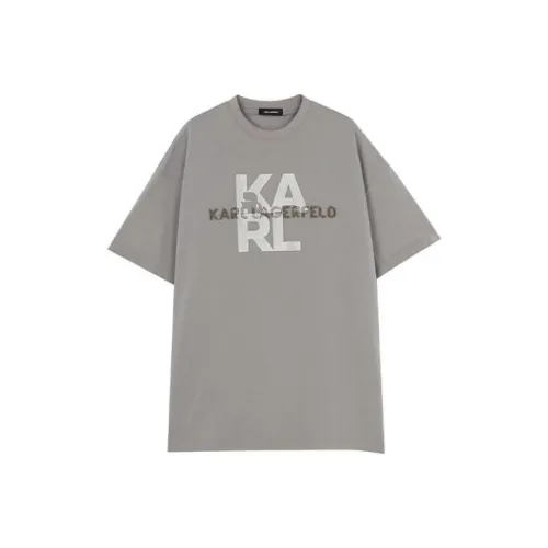 KARL Серый Унисекс Футболка