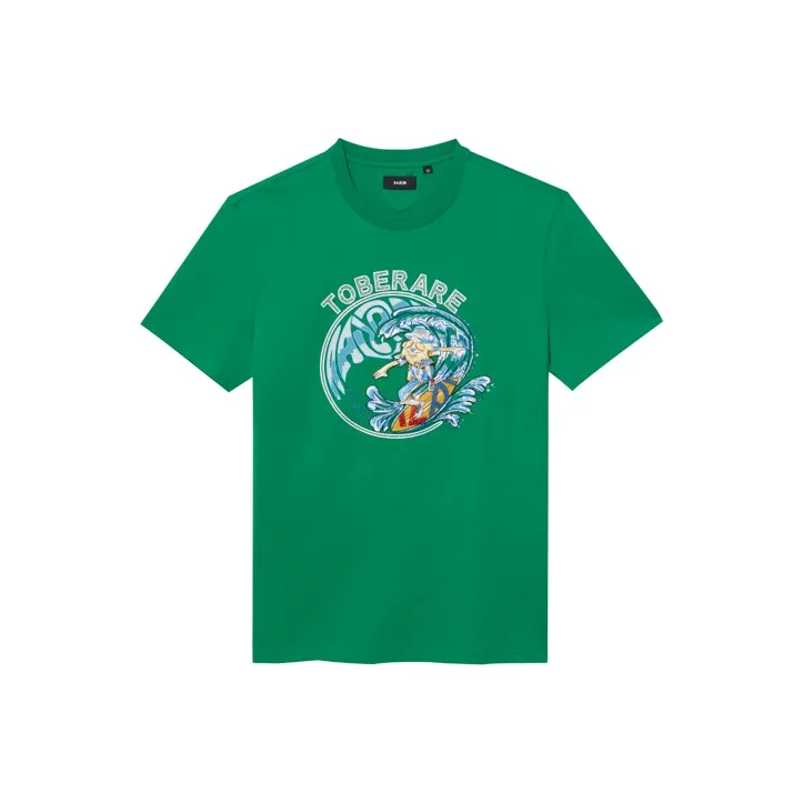 RARE Короткий рукав T-рубашки Мужской Зеленый