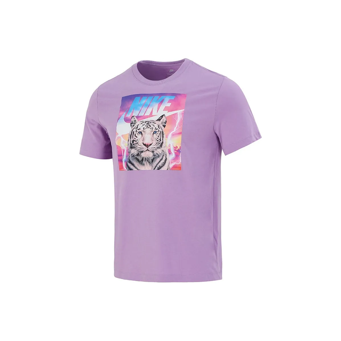 Nike T Shirts Men's Purple