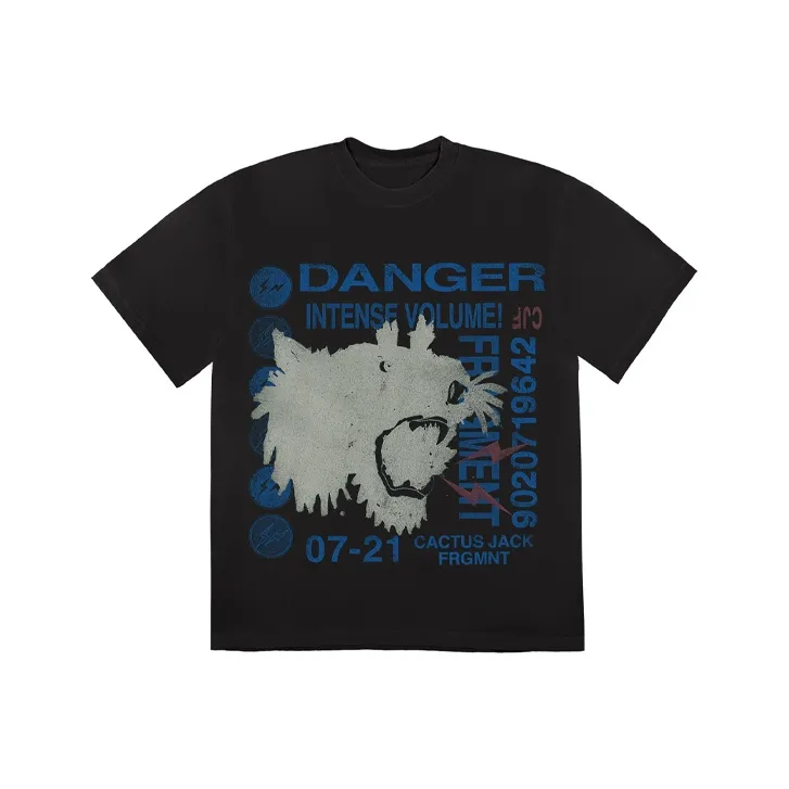 Travis Scott Cactus Jack For Fragment Danger Tee