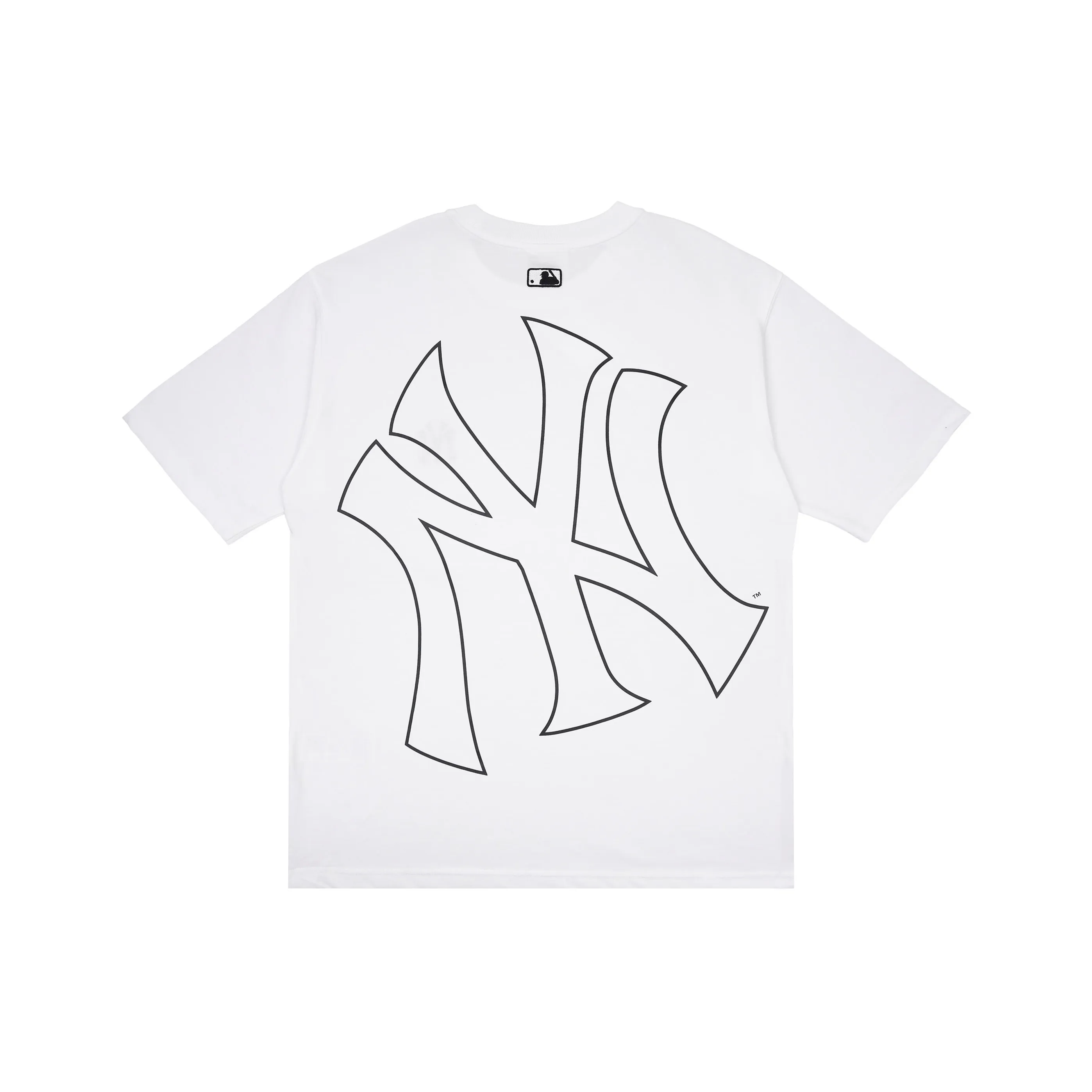 Mlb Base Logo Рукав с спущенным плечом T-рубашка Унисекс Белый