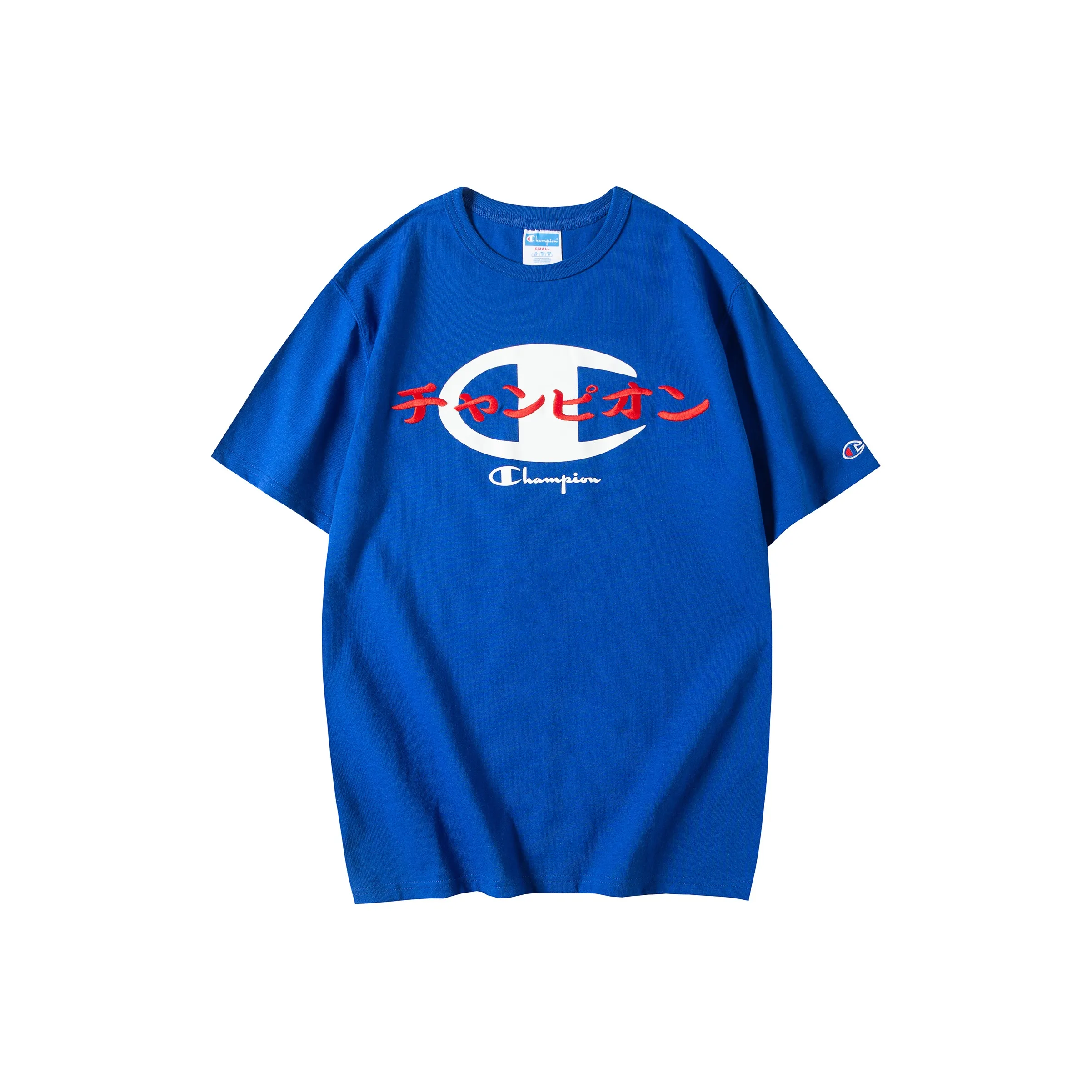 Champion T-Shirt US Version Unisex Royal Blue Чемпион T-Shirt США Унисекс Королевский Синий