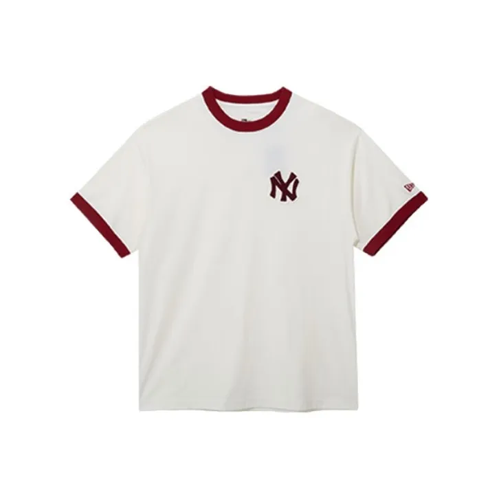 New Era T-Shirt Унисекс Айвори Белый