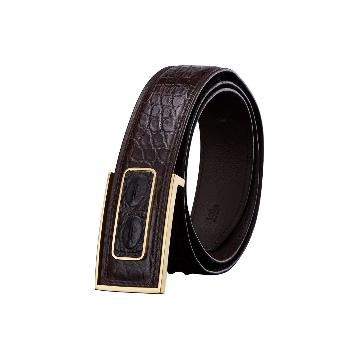 GUSKI Top Grain Cow Leather Belts Men's Width 3.5cm