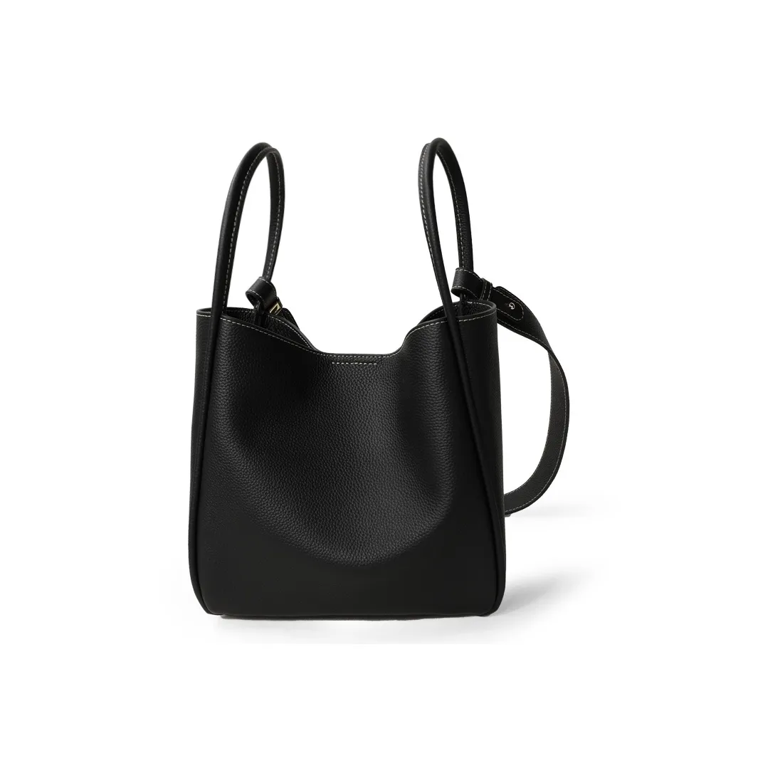 MINIBIRD Сумка через плечо из крупнозернистой текстуры кожа коровы одно плечо ведрообразная женская многоцветная